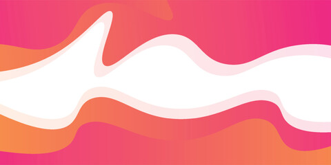 Colorful template banner with gradient colors. Design with liquid form. eps 10