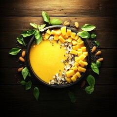fresh green salad with corn