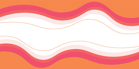 Spanduk template berwarna-warni dengan warna gradien. Desain dengan bentuk cair.