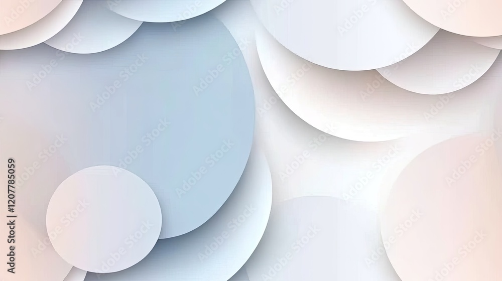 Poster smooth pastel gradients create a calming abstract background with soft shapes and lines suitable for