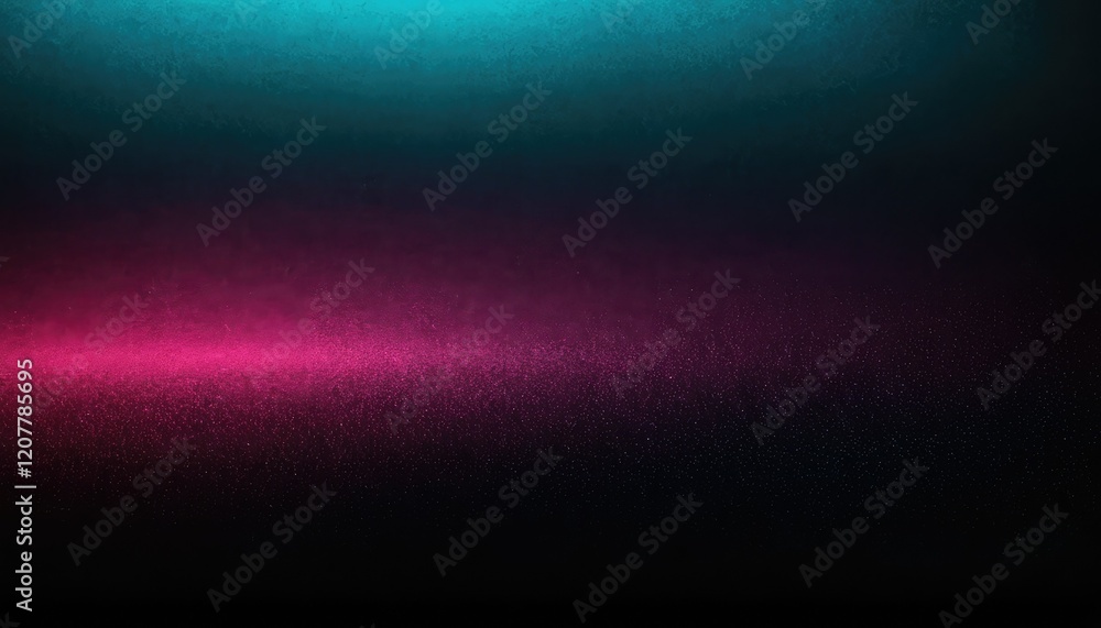 Poster neon linear lamps with a gradient multicolored luminous glow dark background with neon light 3