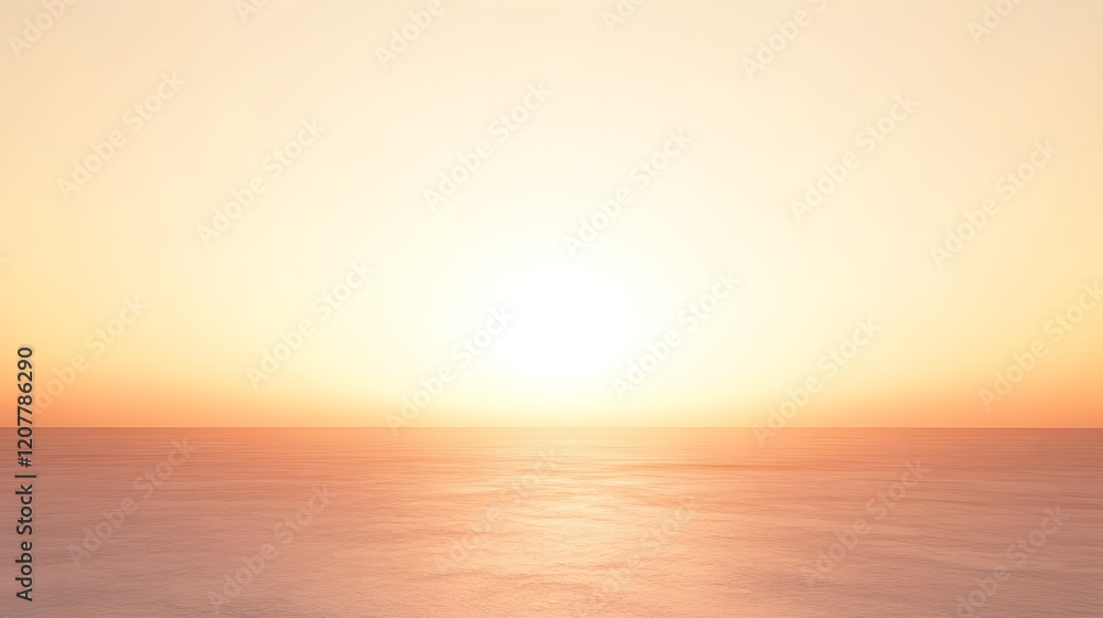 Poster a gradient of soft sunset oranges and pinks with a clear blank space in the middle for showcasing a 