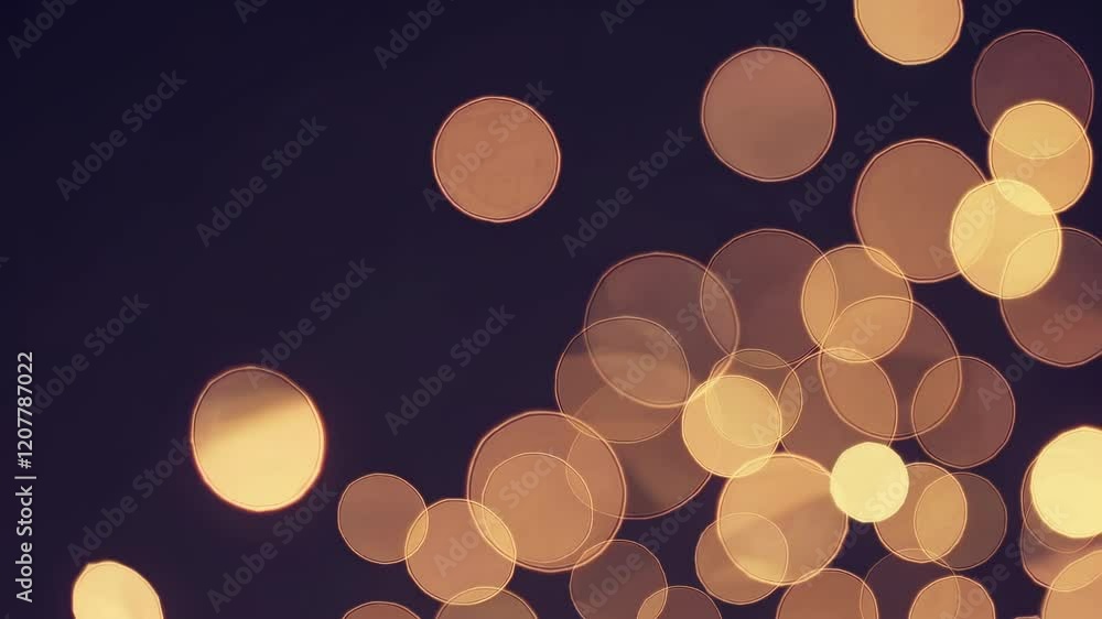 Aufkleber bright and enchanting bokeh lights create a magical atmosphere at night