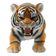 Fototapeta premium Plastic Animal Toys tiger