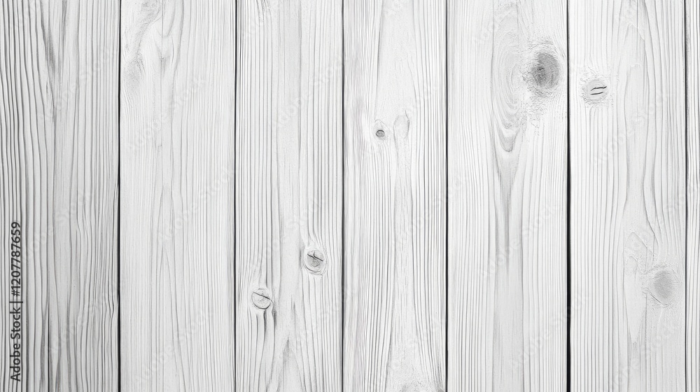 Poster whitewashed wood paneling texture with natural grain patterns and knots suitable for backgrounds and
