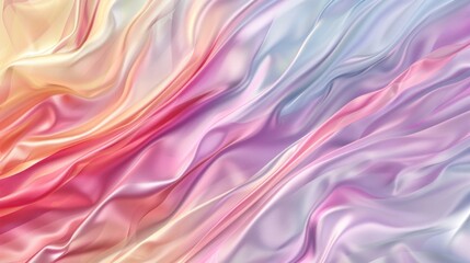 Abstract Colorful Silk Fabric