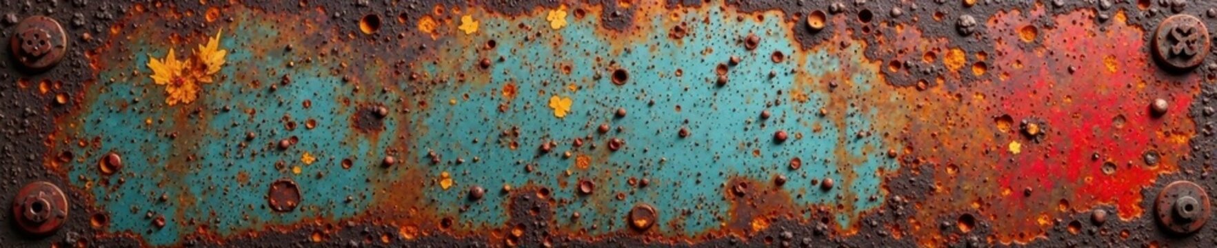 Weathered, rusted metal surface with deep scratches and grime , gritty, surface