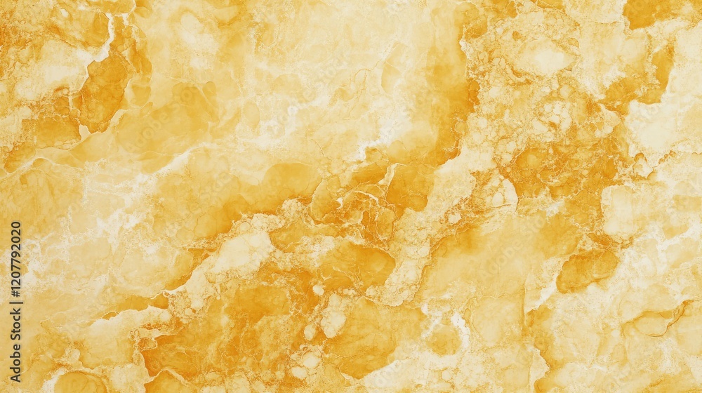 Poster yellow marble texture background with natural patterns and copy space