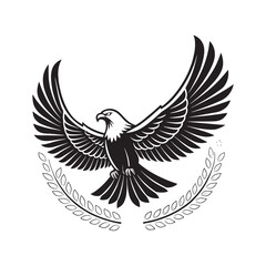 Freedom Bird silhouette Logo Vector 