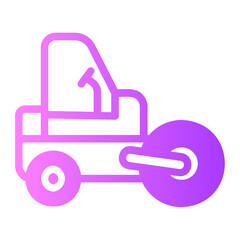 Steamroller gradient icon