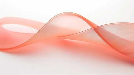 Naklejka premium Abstract Coral Wave: A Study in Light and Form