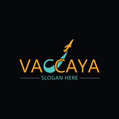 The VACCAYA logo features a sleek, modern design with bold typography, vibrant rainbow gradients, and clean lines, symbolizing inclusivity, travel, and adventure.