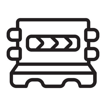 recommend clip art: barrier line icon