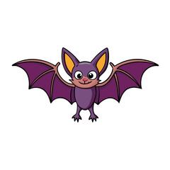 vector illustration of a bat