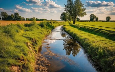 Serene Creekside Landscape