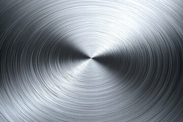Obraz premium A metal sheet with a shiny surface showcases a stainless steel texture in the background.
