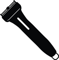 electric shaver isolated on white