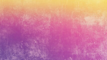 Fototapeta premium A retro-style banner featuring a grainy gradient background in purple, yellow, and pink.