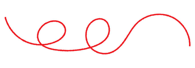 red thread vector line