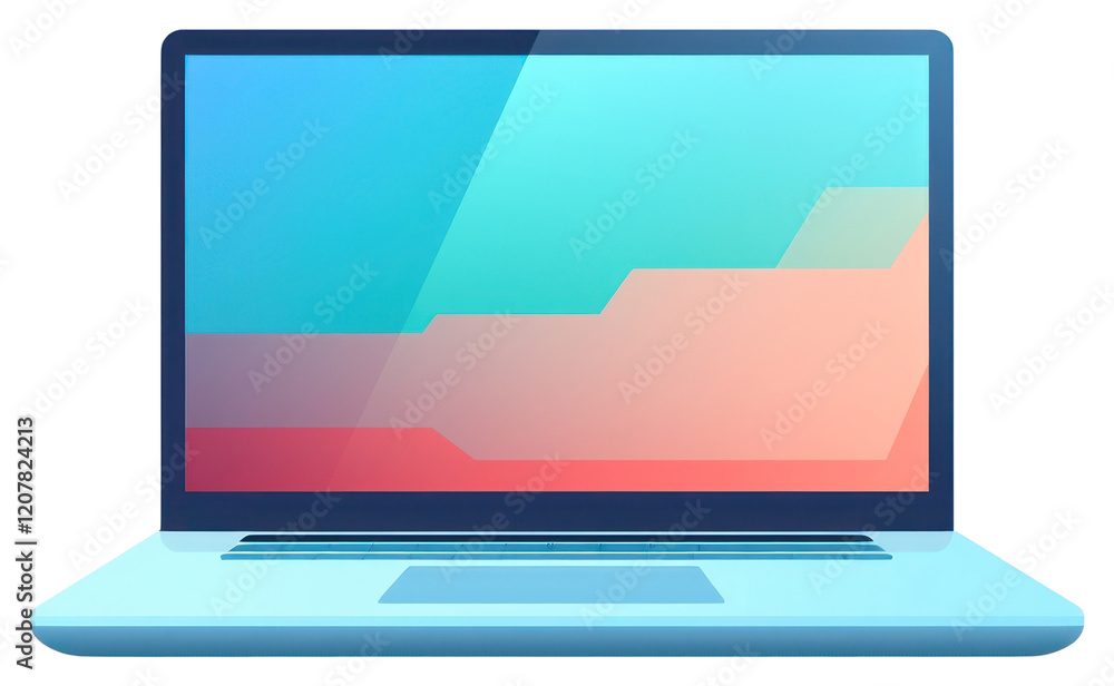 Poster png laptop computer graph transparent background