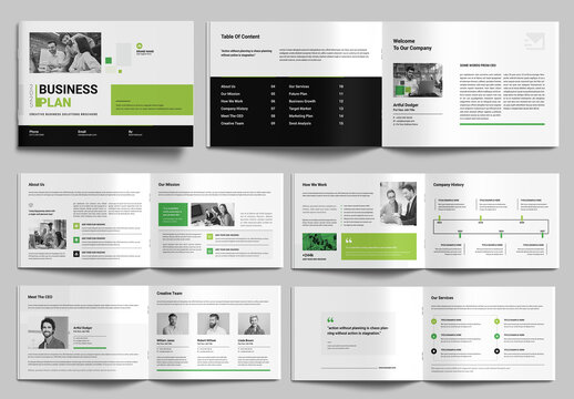 Business Plan Brochure Design