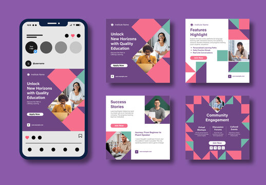 Online Platforms For Language Learning Social Post