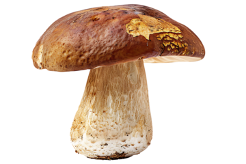mushrooms isolated on a transparent background