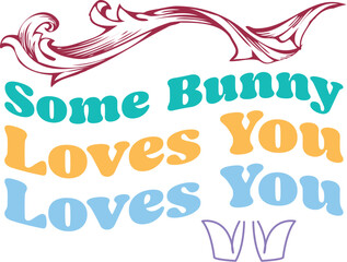 Easter Retro design, Easter Family,Groovy Style Easter Day Design,funny easter,Cut Files,bunny, nurse, mommy