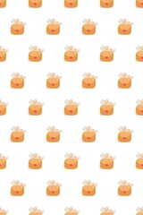 seamless pattern with letters 