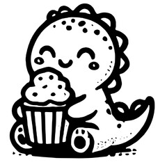 A Mesmerizing Collection of Unique Dinosaur Icons Capturing the Prehistoric Majesty, Playful Designs, and Iconic Shapes of Dinosaurs with Creative Styles, Vivid Colors, and a Whimsical Twist for Fans