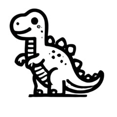 A Mesmerizing Collection of Unique Dinosaur Icons Capturing the Prehistoric Majesty, Playful Designs, and Iconic Shapes of Dinosaurs with Creative Styles, Vivid Colors, and a Whimsical Twist for Fans