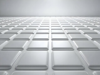Naklejka premium White 3D Square Tiles Background