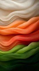 Abstract Fabric Waves Background