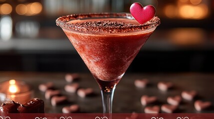 Romantic Chocolate Martini: A Valentine's Day Delight