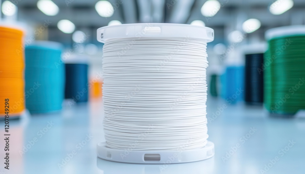 Poster consumer 3d printing. smart filament management systems, tracking material usage and providing autom