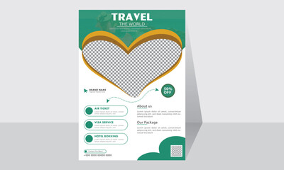 Adventure Travel Flyer Design Layout