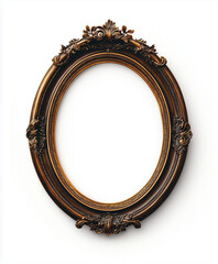 antique frame isolated