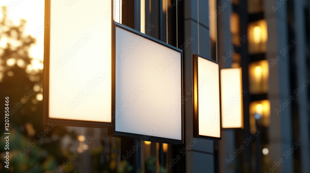 Aufkleber vibrant display of colorful lights illuminating the night sky creating an enchanting and festive atm