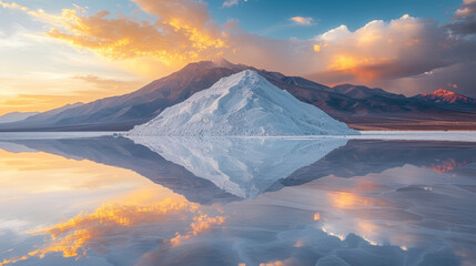Exploration of Lithium Extraction in a Spectacular Salt Flat Landscape