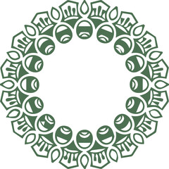 Beautiful flower art and mandala vector design