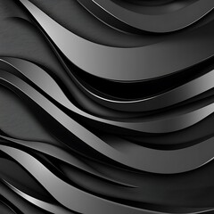 Monochromatic charcoal gray surface with gentle light highlights, adding dimension to the smooth texture while maintaining a refined look