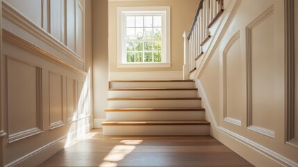 Fototapeta premium A home safety modification project for seniors, with grab bars, ramps, and practical adjustments.