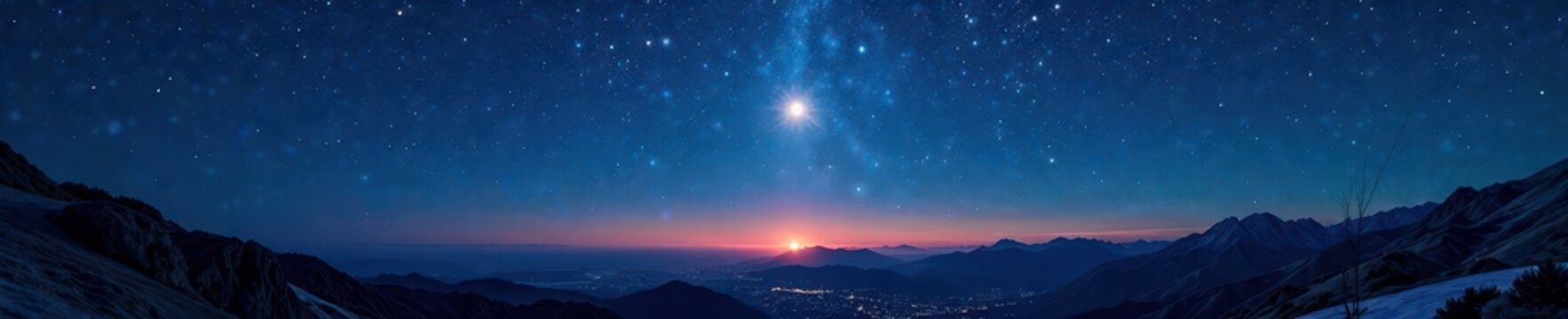 Viejo roble ca?do bajo el cielo nocturno estrellado, ca?da, cielo estrellado, noche