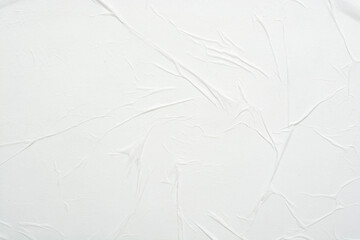 Paper with folds. Texture of white paper.