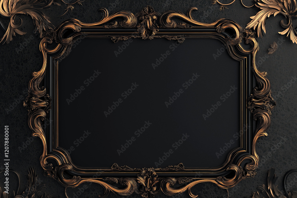 Poster frame background with retro element