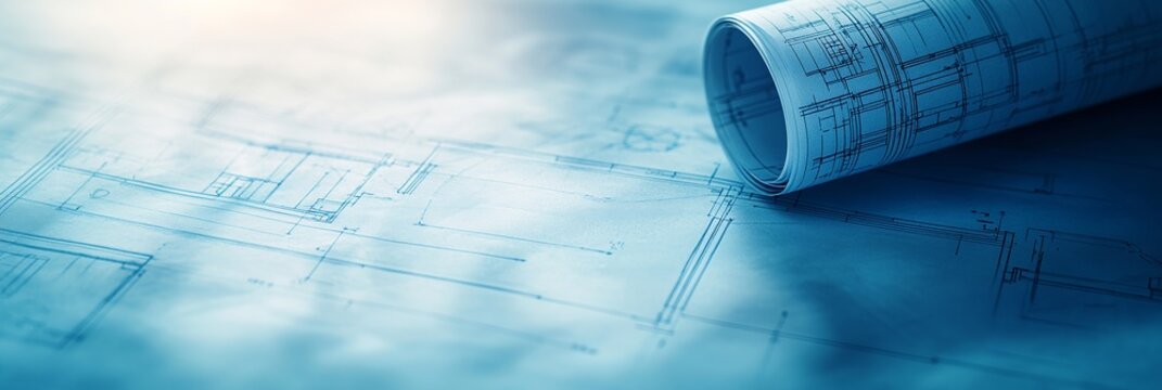 A modern minimalist illustration featuring a civil engineer, ideal for a LinkedIn cover. Highlights expertise, innovation, and professionalism in construction and infrastructure.