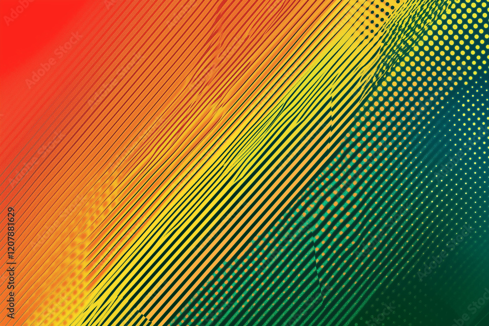 Poster halftone horizontal gradient pattern background