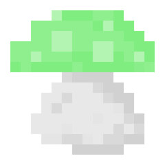 green mushroom for pixel game