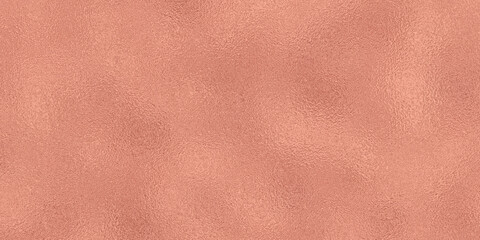 Grainy Metallic Foil Texture Background in Elegant Copper. Glossy and Vibrant Surface Ideal for Modern Abstract Art, Creative Wallpapers, banner, poster, header and Decorative Project.