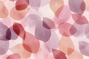 Abstract Leaf Background Pink Purple